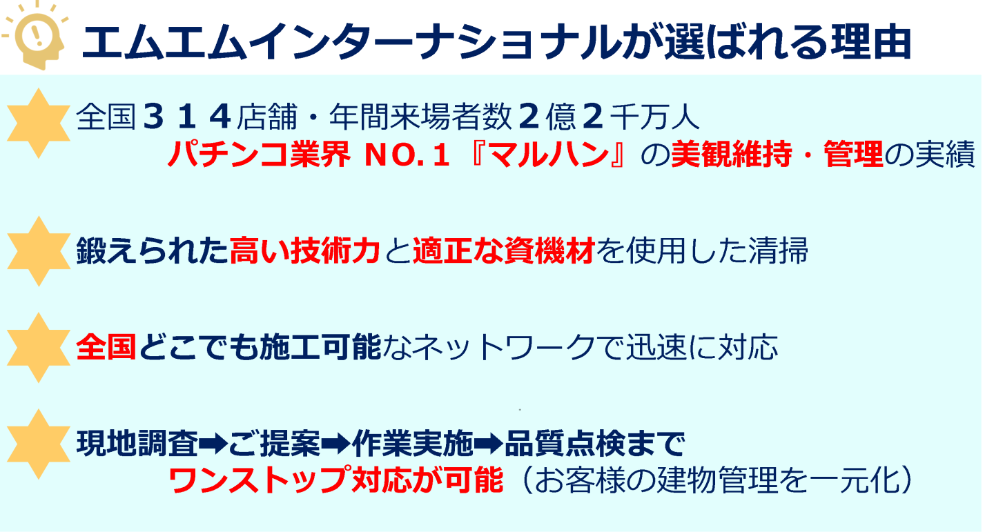 選ばれる理由
